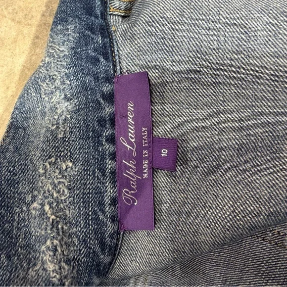 Ralph Lauren Blue Button-Front Maxi Denim Dress - Picture 12 of 16